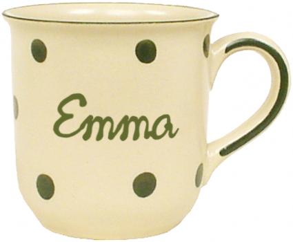 Namensbecher (1 line) Elli grün