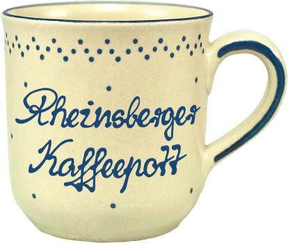 Kaffeebecher mit Schrift (2 Zeilen)