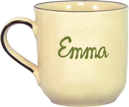 Namensbecher mit Schrift (1 Zeile)