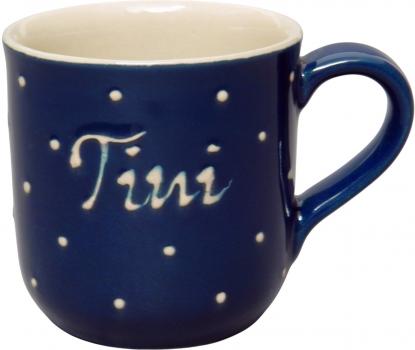 Namensbecher mit Schrift (1 Zeile)