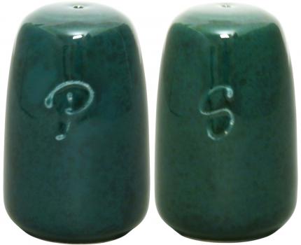 Salzstreuer grün Sprenkel