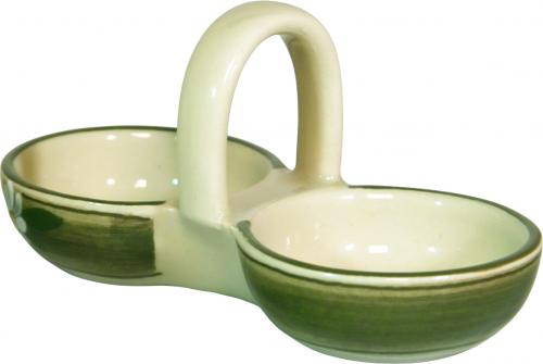 Pfeffer-Salz Napf Dekor Margueritenblume