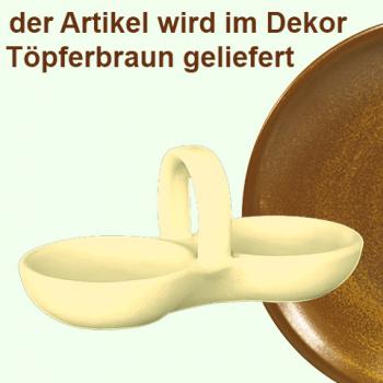 Pfeffer-Salz Napf braun