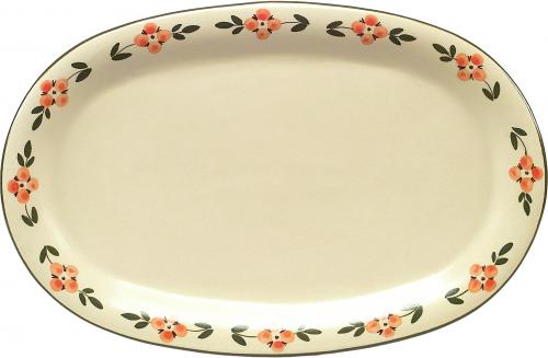 Platte 37 oval Wilde Rose
