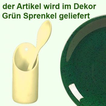 Probierlöffel grün Sprenkel