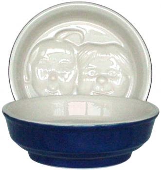 Puddingform Max & Moritz glänzend blau - 2.Wahl