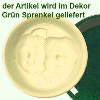 Puddingform Max & Moritz grün Sprenkel