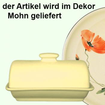 Rollenbutterdose Mohn