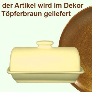 Rollenbutterdose braun