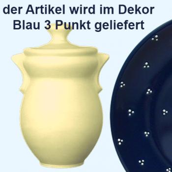 Rumtopf blau 3 Punkt