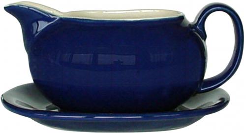 Sauciere glänzend blau