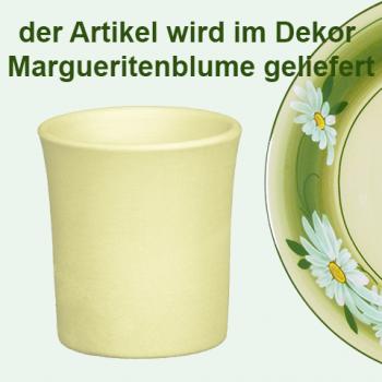 Schnaps-/Eierbecher Dekor Margueritenblume