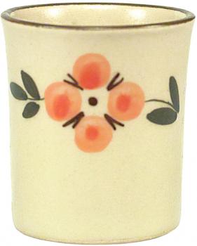 Schnaps-/Eierbecher mit Schrift (1 Zeile) Wilde Rose