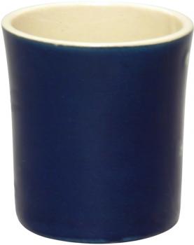 Schnaps-/Eierbecher mit Schrift (1 Zeile) glänz.blau