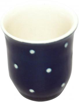 Schnapsbecher blau 3 Punkt