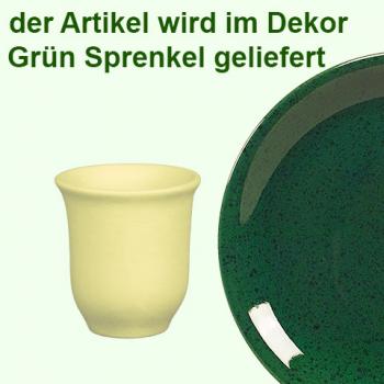 Schnapsbecher grün Sprenkel