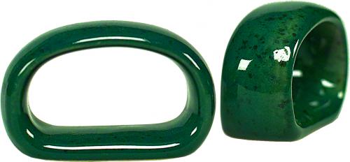 Serviettenring grün Sprenkel