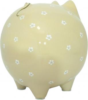 Sparschwein groß Gänseblümchen