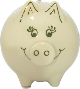 Sparschwein groß Gänseblümchen