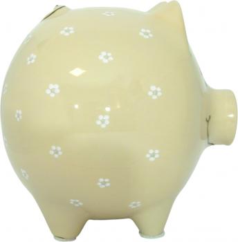 Sparschwein groß Gänseblümchen