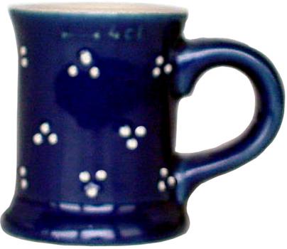 Stamper blau 3 Punkt