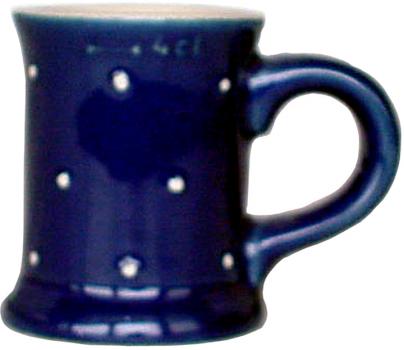 Stamper blau 3 Punkt