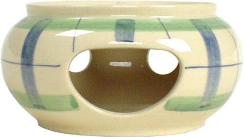 Stövchen groß karo grün-blau