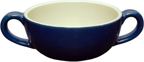 Suppentasse obere glänzend blau