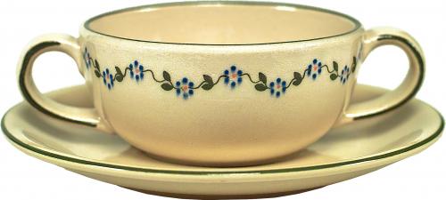 Suppentasse komplett Vergissmeinnicht