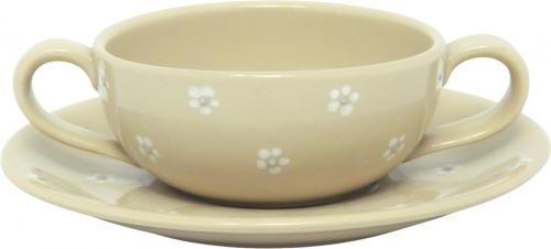 Suppentasse komplett Gänseblümchen