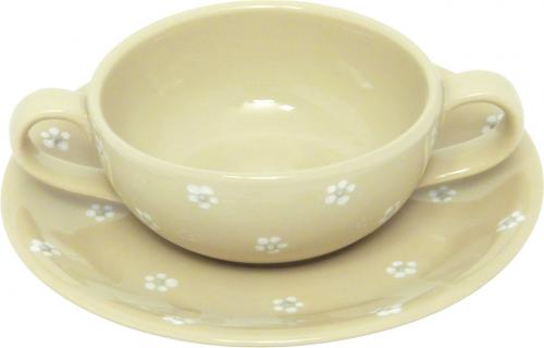 Suppentasse komplett Gänseblümchen