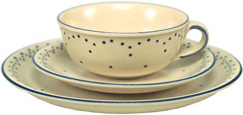 Teegedeck matt hell 1 Punkt