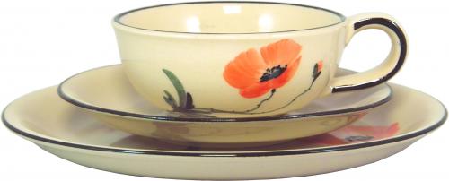 Teegedeck Mohn
