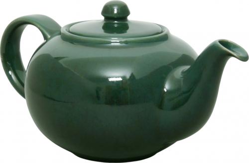 Teekanne 0,6 l grün Sprenkel