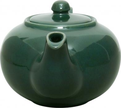 Teekanne 0,6 l grün Sprenkel