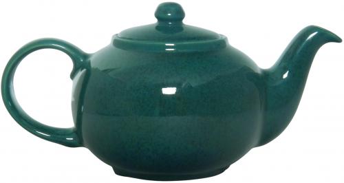 Teekanne 1,2 l grün Sprenkel