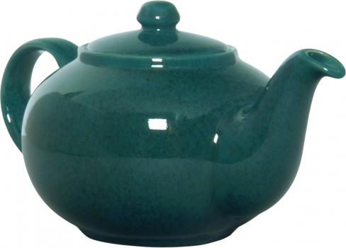 Teekanne 0,9 l grün Sprenkel