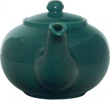 Teekanne 0,9 l grün Sprenkel