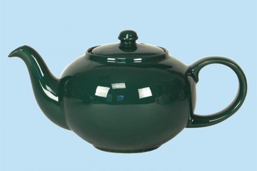 Teekanne 0,6 l glänzend grün - 2.Wahl