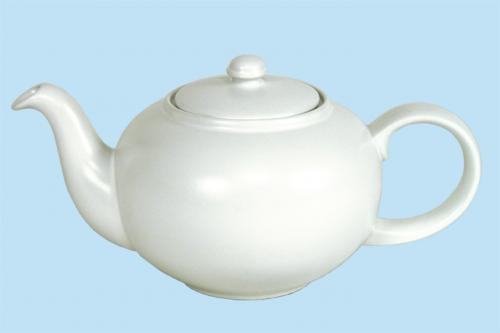 Teekanne 1,5 l matt weiß - 2.Wahl