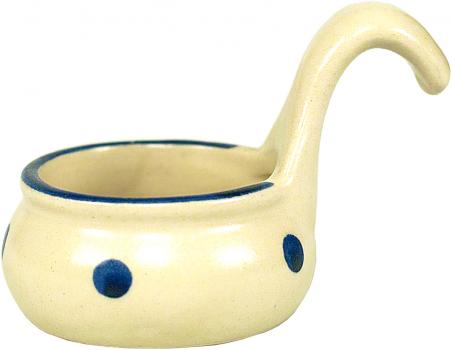 Teelicht mit Henkel Elli blau