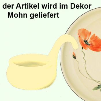 Teelicht mit Henkel Mohn