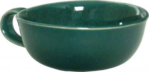 Teeschale grün Sprenkel