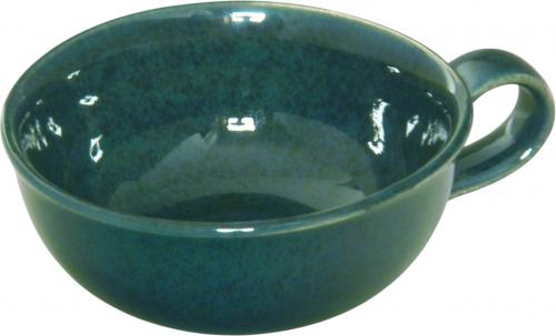 Teeschale grün Sprenkel