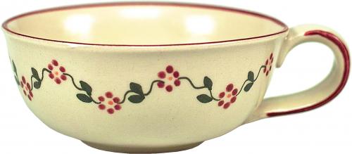 Teeschale Vergissmeinnicht bordeaux