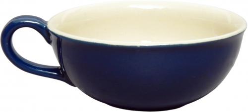 Teetasse Roxi groß glänzend blau