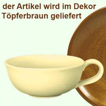 Teetasse Roxi groß braun
