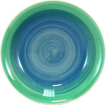 Teller 24 tief Aqua