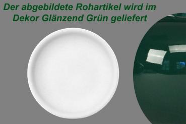 Teller 24 flach glänzend grün - 2.Wahl