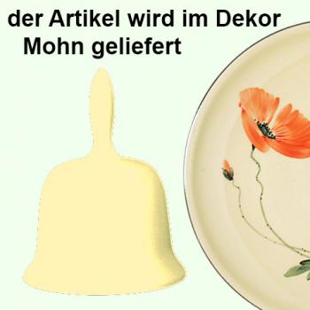 Tischglocke groß Mohn